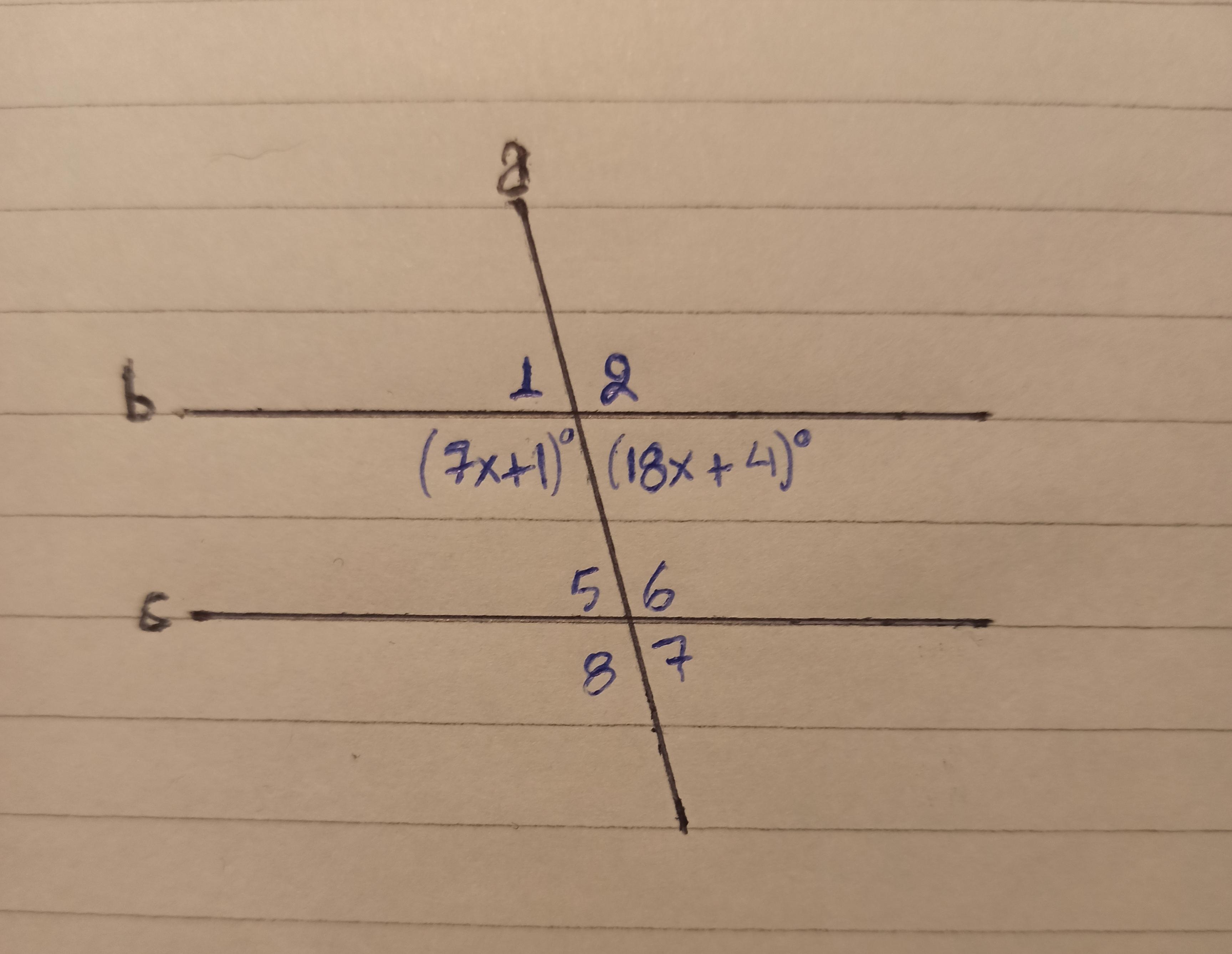 Lines B And C Are Parallel. Horizontal And Parallel Lines B And C Are ...