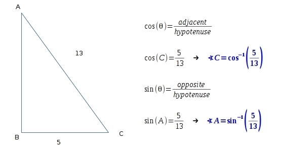 The hypotenuse of right triangle ABC, line segment AC, measures 13 cm ...