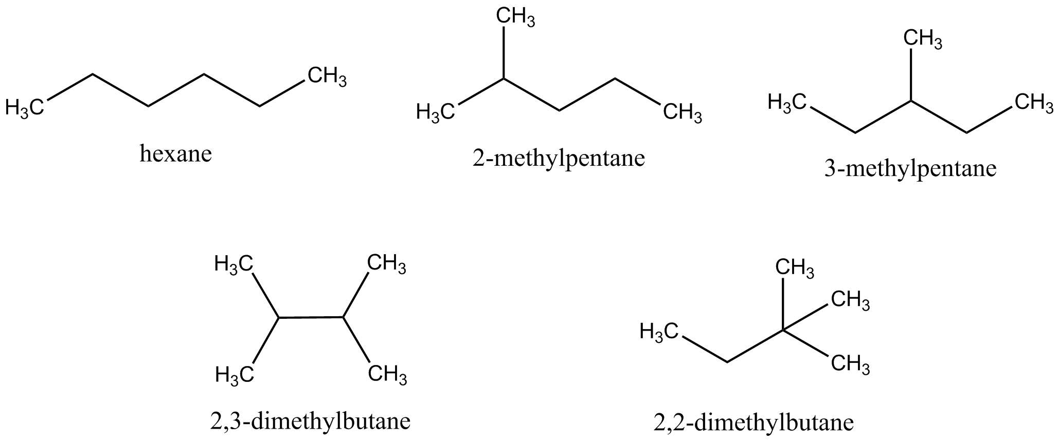 Draw The Chain Isomers Of Hexane Brainly In - vrogue.co