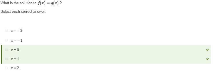 The Table Shows Values For Functions F X And G X X F X 3x G X 2x 1 2 19 3 1 13 1 0 1 1 1 3 3 2 9 5 What Is The Solutio